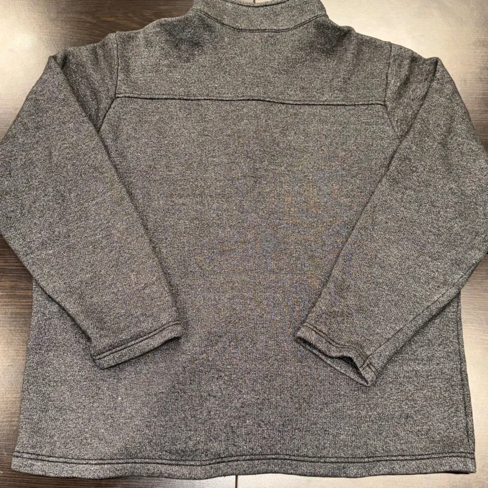 Columbia‎ Fleece Pullover Mens XL Gray Excellent Heathered 1/4 Zip AM1534